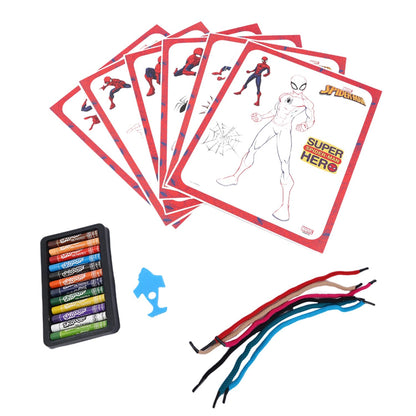 Skoodle Marvel Spiderman Colouring Frames for Kids, Specially Crafted to Enhance Play & Colouring Experience