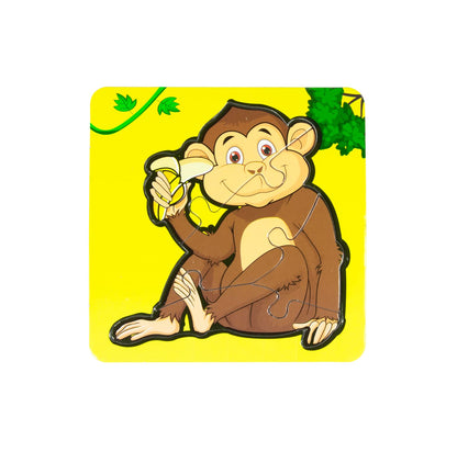 Skoodle My First Puzzle Jungle for 3 Old Kids and Above, Animal Puzzles for Kids, Educational Learning Toys for Girls and Boys