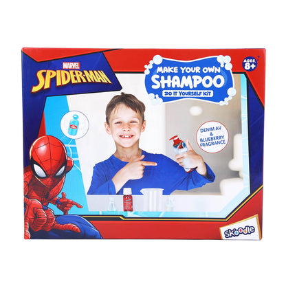 Skoodle Spiderman - Make Your Own Fresh Shampoo, Educational DIY Activity Toy Kit for Ages 8+, Creative Learning Games for Growing Children