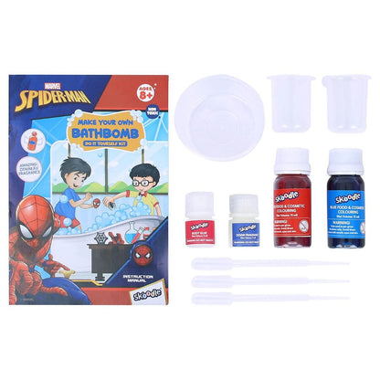 Skoodle Spiderman - Make Your Own Fresh Shampoo, Educational DIY Activity Toy Kit for Ages 8+, Creative Learning Games for Growing Children