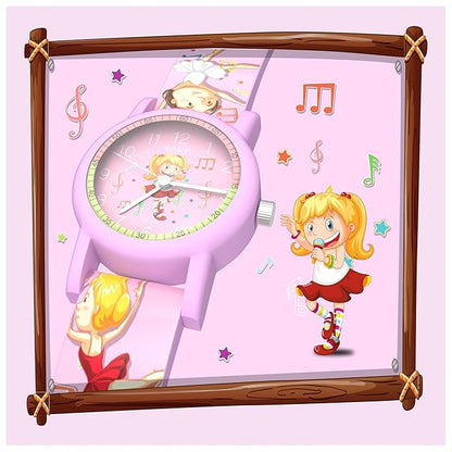 SPIKY Analog Kids Watch | Sports Theme Floral Printed Dial & Strap | Unbreakable TPU Strap | 30M Water Resistant, Fun & Stylish Watch | Best Birthday Gift for Boy and Girls | Suitable for 2 to 8 Years