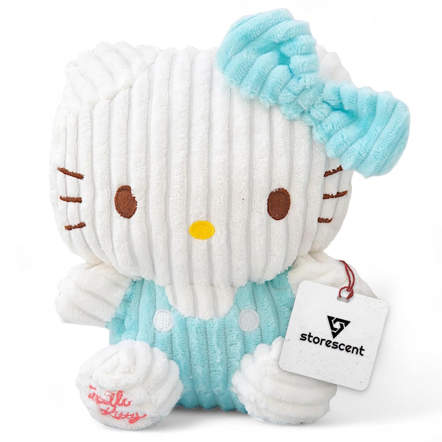 Hello Kitty Corduroy Plush Soft Toy – 25 cm Stuffed Toy for Kids