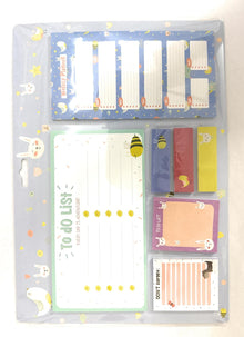 Cute Kawaii Sticky Note Set with Weekly Planner To Do List and Memo Pads