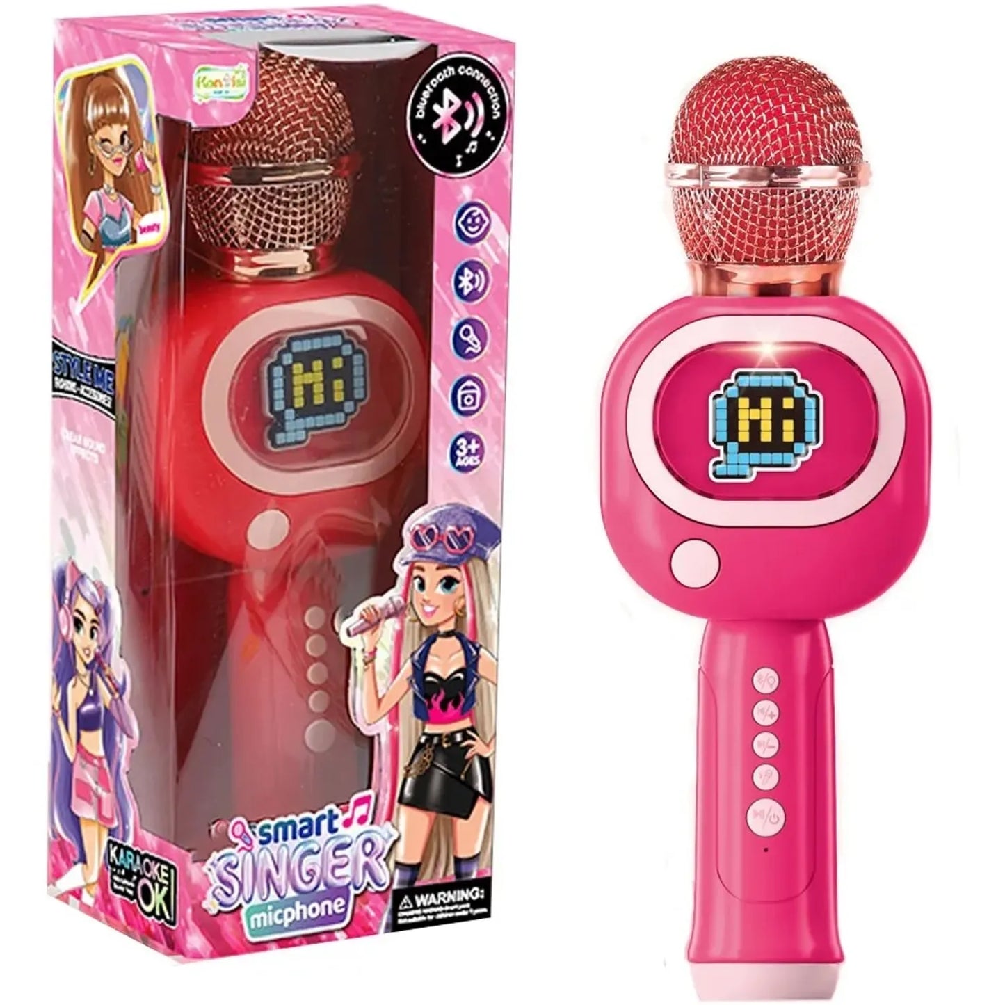 Smart Singer Mic EC - Pink