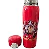 RSAAUD® 500ml Superhero Theme Stainless Steel Cartoon Water Bottle, Insulated Water Bottle, Steel Water Bottles for Girls Boys,Steel Flask for School, Office Leakproof (Red)