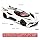 TGRCM-CZ 1/24 Apollo evo Alloy Model Car, Toy Car with Pull Back Function, Toy Car with Sound and Bright Lights, Suitable Collectible Model Toys, Gifts for Boys and Girls (White)