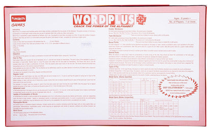 Funskool Games, Word Plus, Educational Word Building Game, for Kids & Family, 1 or More Players,Pack of 1, Ages 6 and Above