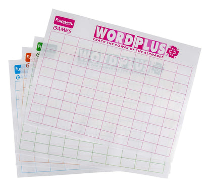 Funskool Games, Word Plus, Educational Word Building Game, for Kids & Family, 1 or More Players,Pack of 1, Ages 6 and Above